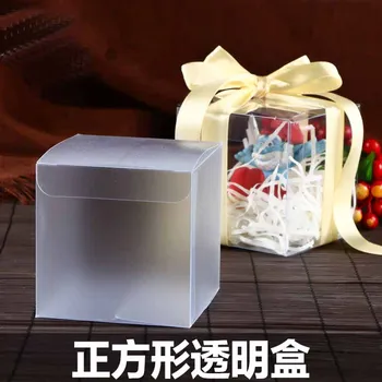 3 cm do 10 cm kwadratowy przezroczyste pudełko 20 szt. zabawka pudełko przezroczyste ślubny uchwyt czekoladki skrzyni zdarzenie słodkie cukierki torby