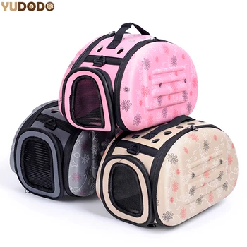 32*20*22 cm EVA składane torby do przenoszenia małych psów pojedyncze przenośne oddychające zewnętrzne transportowe Pet Cat Puppy Dog Carriers