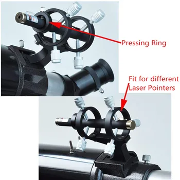 35 mm typu Deluxe regulowany uchwyt wskaźnik laserowy z 6-punktowym uchwytem pierścieniowym pełna stop Finder Scope adapter do teleskopów astronomicznych