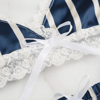3szt piżamy dla kobiet jedwabne piżamy seksowna satynowa bielizna koronkowe szorty komplet bielizny bielizna nocna odzież domowa S-XXL pijama feminino L511