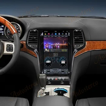 4+128GB Android 9.0 dla JEEP Grand Cherokee 2010-2019 Tesla style samochodowy GPS odtwarzacz multimedialny Auto Radio Tape Head Unit