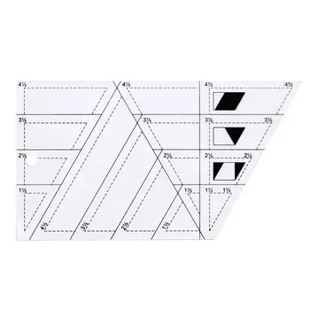 5 szt./kpl. patchwork quilting rzemiosło skala linijki trójkąt DIY ręcznie Krawiec domowe narzędzia