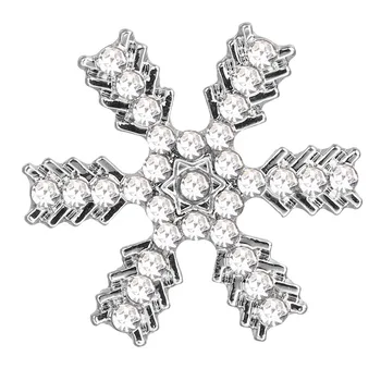 5 szt./lot nowe Przystawki biżuteria Śnieżynka styl 18 mm rhinestone Przystawki przyciski są odpowiednie Przystawki przycisk bransoletka Bransoletka wymienne biżuteria