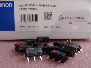 5 szt./op. oryginalny OMRON D2FC-F-K (50 m) blue dot mouse micro switch nowy model 10 m 20 m 7 N serii 50 mln razy żywotność