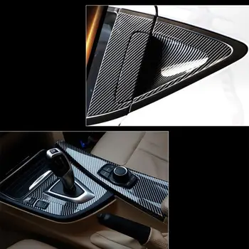 5D włókna węglowego samochodu naklejka wysoka symulacja wodoodporny wnętrze samochodu naklejka przeznaczyć na samochód naklejka winylowa folia