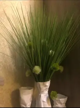 65 cm duże sztuczne rośliny tropikalne szczypiorek pęczek trawy plastikowe kwiatowa kompozycja Domowy ogród wesele wystrój salonu