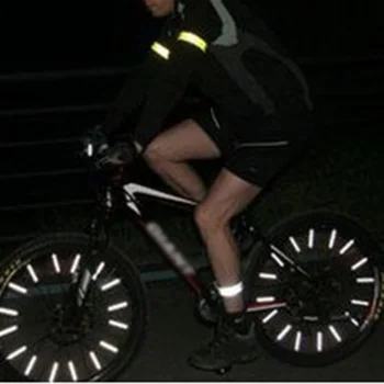 72 szt DIY rower odblaskowe laski rower górski koła felgi bezpieczeństwa szprychy reflektor rurka do jazdy konnej FK88