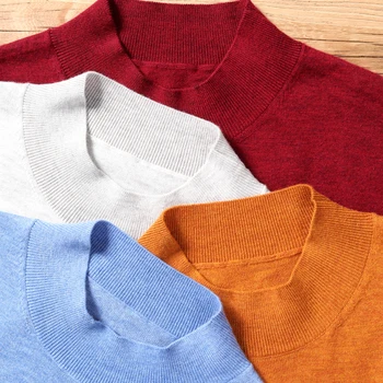 8-kolorowy męski cienki sweter 2020 nowa jesienna moda casual Golf sweter wysokiej jakości swetry męskie markowe ciuchy