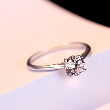 925 srebro pierścionki dla kobiet ślub zaręczyny akcesoria sześciennych cyrkon biżuteria duża promocja