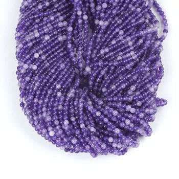 AAA zawieszenia jaspis kolorowe kamienne koraliki okrągły jade kwarc temat koralików 2 mm muzułmańska modlitwa różaniec bransoletka biżuteria akcesoria robi