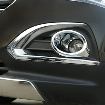 ABS chromowany pokrywa przednich reflektorów przeciwmgłowych samochodu tylne światła przeciwmgielne pokrowce naklejki pasują do Peugeot 3008 2013 akcesoria