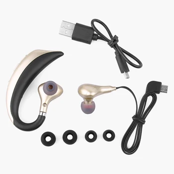 AMTER V88 słuchawki Bluetooth bezprzewodowy zestaw słuchawkowy słuchawki haki-słuchawki Słuchawki z mikrofonem dla telefonu IPhone Android