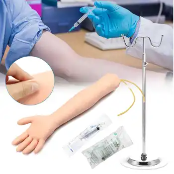 Anatomiczny IV Flebotomiâ. Венепункция praktyka Anatomia ręki zastrzyk praktyka medyczna symulator pielęgniarka szkolny zestaw model ręce