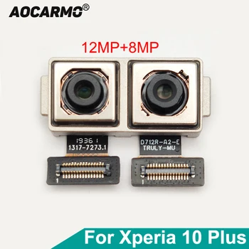 Aocarmo 12MP+8MP podwójna tylna tylna kamera główna moduł elastyczny kabel do wymiany SONY Xperia 10 Plus 10P