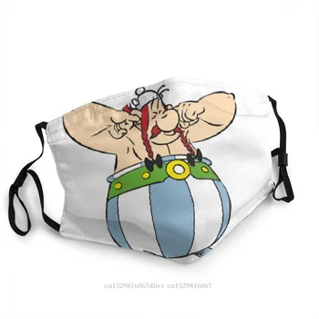 Asterix Francuski Komiks Maska Do Twarzy Маскарилла Obelix Maska Moda Usta Maska