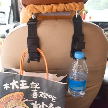 Auto zacisk mocujący do torby portfel tkaniny sklep spożywczy samochód wieszak haki zagłówek uchwyt oparcia fotelika haki GHS99