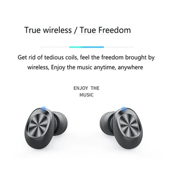 B9 TWS Bluetooth, słuchawki Bezprzewodowe, słuchawki 8D HIFI Sport z mikrofonem słuchawki plac muzyczny zestaw słuchawkowy dla Xiaomi Huawei Iphone