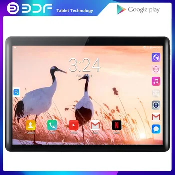 BDF NEW 10.1 inch Quad Core Android 7.0 Tablet PC Google play telefon 1GB+32GB 3G Dual SIM Card 1280x800 wyświetlacz GPS tab