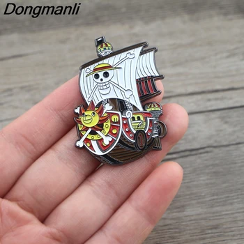 BG469 Dongmanli anime statek kreskówka dysk emalia szpilki i broszki klapy szpilka plecak torby ikonę odzież biżuteria prezenty