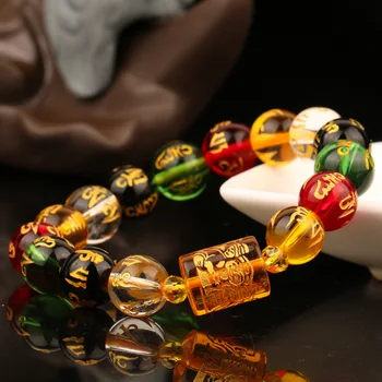BOEYCJR The five Elements koraliki mantra bransoletki i bransoletki biżuteria szczęśliwe runy energia para bransoletka dla kobiet lub mężczyzn