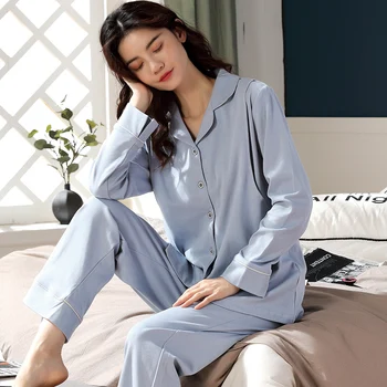 Bawełna Jesień Zima macierzyństwo karmienie piersią piżamy stroje karmienie piersią bielizna nocna odzież dla kobiet w ciąży ciąża Sleep Lounge