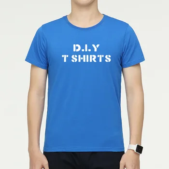Bawełna Mężczyźni Casual T-Shirt Druk Zdjęć Dla Rodziny Moda Męska Z Krótkim Rękawem Meble Ubrania, Topy, Koszulki, Koszule, Odzież
