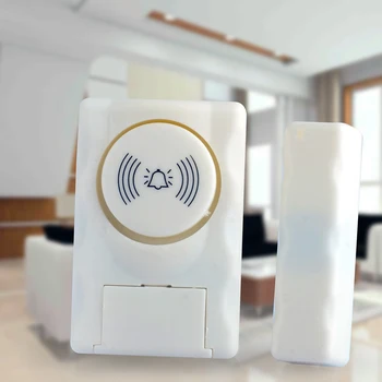 Bezprzewodowa domowa alarmowy drzwi okno alarm system ostrzegania 90 db sygnał magnetyczny czujnik drzwi niezależne alarmy bezprzewodowe