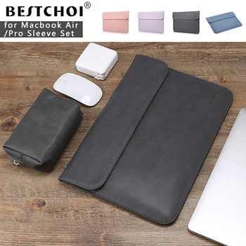 CHOI Laptop Sleeve Bag for Macbook Pro Air 11 13 15 Case Women Men Wodoodporny Laptop Case Cover 12 13 13.3 14.1 15.4 inch