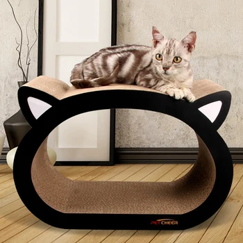 Cat Scratch Board Temperówka Do Pazurów Cat Zabawka Trwała, Odporna Na Zarysowania Tektura Papier Cat Drapaczka Bed