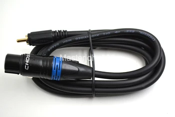 Choseal kabel audio Cannon XLR Żeński do męskiej RCA Aux kabel do miksera stereo mikrofon wzmacniacz 1.5 m