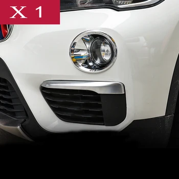 Chrom stylizacji samochodów ABS przedni reflektor przeciwmgłowy pokrywa lampy wykończenie ramka paski naklejki 3D dla BMW X1 E84 -17 samochód zewnętrzne akcesoria