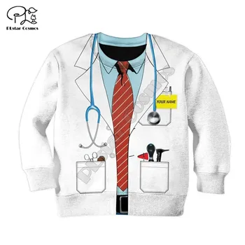 Cosplay dr dostosować swoje imię 3d drukowane bluzy dzieci sweter bluza dres kurtka t-shirt Halloween chłopiec dziewczynka
