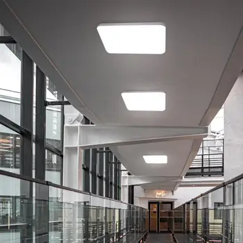 Czujnik ruchu led lampa sufitowa 30w 36w PIR płytki montaż lampy oświetlenia wewnętrznego kuchnia balkon wejście kwadrat IP56 220 W