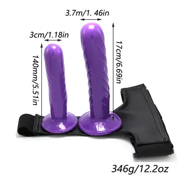 DOPAMONKEY podwójne dildo strap kobiety lesbijskie pary pasek spodnie wibratory spodnie regulowany pasek dorosłych sex zabawki dla kobiet penisa