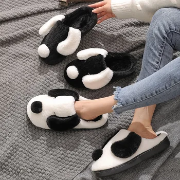 Damskie klapki flip-flop zimowa ciepła kochanie buty dla psów męska moda sandały na platformie slajdy antypoślizgowe mieszkania kryty wygodny