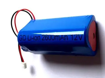 Darmowa wysyłka 11.1 v 18650 2600 mah li-ion 18650-3S akumulator 12 v 18650 bateria litowa monitor głośnik bateria
