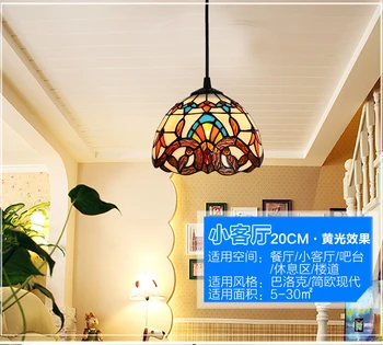 Darmowa wysyłka europejski styl Tiffany lampy wiszące lampy wiszące jadalnia dla domu oświetlenie wewnętrzne lampy