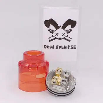 Dead Rabbit SE RDA Tank 24mm Ear Posts Deck Dual Coils Standard Positive Pin i BF Squonk 510 Thread Vape Tank QP Nio SOLO RDA
