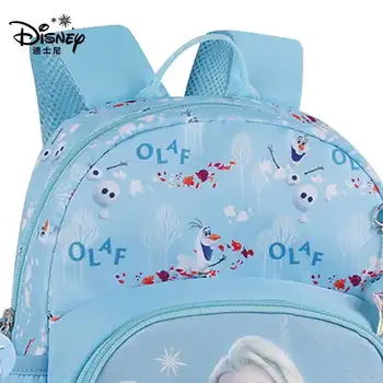 Disney Frozen School Bag for Girls Elsa Anna Kindergarten Backpack Suitable Dzieci 2-6 Lat Super Light Water Proof Mochilar