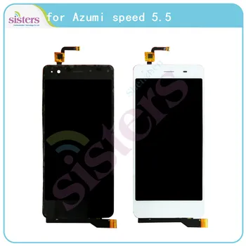 Dla Azumi speed 5.5 ekran LCD wyświetlacz LCD do Azumi speed ekran dotykowy digitizer naprawy telefonu wymiana części Oryginał przetestowany