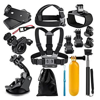 Dla GoPro Accessories Set For Go Pro Hero 9 8 7 6 5 4 Black Mount Kit For Yi 4k Mijia Case For Sjcam Action Camera Accessories
