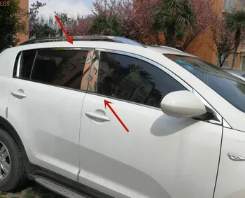 Dla Kia Sportage R 2011-2017 stal nierdzewna auta okna dekoracje paski ozdoby ciała ochrony taśmy przed zadrapaniami stylizacji samochodów