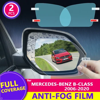 Dla Mercedes-Benz B-Class(W245 W246 W247) 2006-2020 2019 lusterko wsteczne film HD anti-mgła auto lustro naklejka akcesoria samochodowe