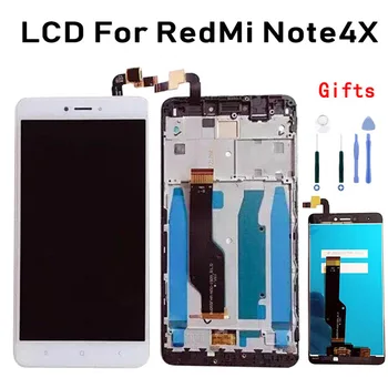 Dla Xiaomi Redmi Note 4X Xiomi Note4X OEM LCD i digitizer + Montaż ramy smartphone Touch Display Replace Par