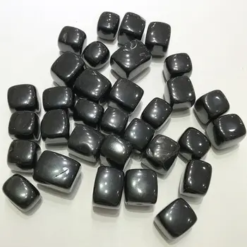 Drop Shipping 100g Cube Natural Obsidian Black Crystal Gemstone Tumbled Stones Feng Shui Natural Stones And Minerals