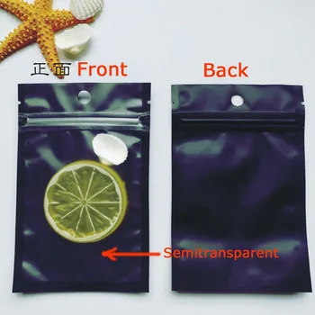 Dura-Aid 100/500 szt./lot 6*8 cm przezroczysty+biały plastikowy worek Zip lock bag film Plastic zipper bag w Woreczku Retail Package hang hole bags