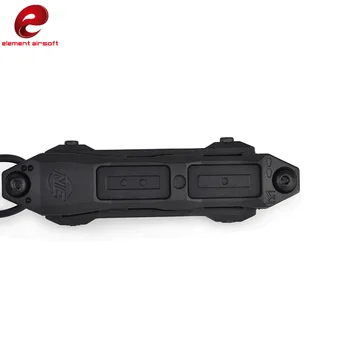 Element Airsoft Tactical Augmented Pressure Switch podwójny przełącznik dla PEQ-15 PEQ-16A An-Peq 2.5 mm, 3.5 mm