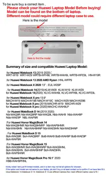 Etui na laptopa Huawei MateBook X Pro, Mate D15, Mate D14, Honor MagicBook 14 15 16.1, Mate 13 14 AMD Ryzen Laptop Replace Case