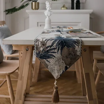Europejski minimalistyczny żakardowe stół Biegacz restauracyjny stół gadżet stół wystrój domu wysokiej klasy obrus flaga dekoracji