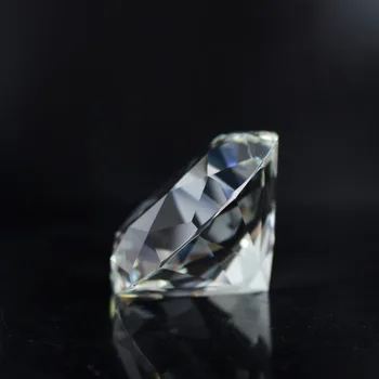 Fengshui styl 2 cm 50 mm natura przezroczysty kwarc kryształ diament kamień kolorowy Kryształ akcesoria do domu